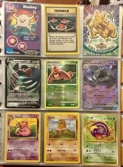 Vintage Pokemon Card Collection - No Binder Lot 5 Pages - Holo - Modern LP/NM - Image 3