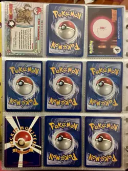 Vintage Pokemon Card Collection - No Binder Lot 5 Pages - Holo - Modern LP/NM - Image 4