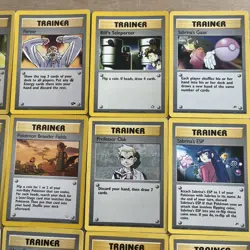 Pokemon Vtg Lot 20 Cards 1998 Here Comes Team Rocket! 71/82 Rare Cards Trainer - Image 3