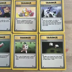 Pokemon Vtg Lot 20 Cards 1998 Here Comes Team Rocket! 71/82 Rare Cards Trainer - Image 4