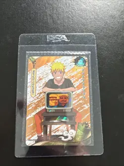 PSA Magazine Kayou Exclusive Naruto Uzumaki Promo Card Sealed Mint + magazine - Image 1