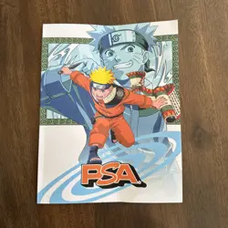 PSA Magazine Kayou Exclusive Naruto Uzumaki Promo Card Sealed Mint + magazine - Image 3