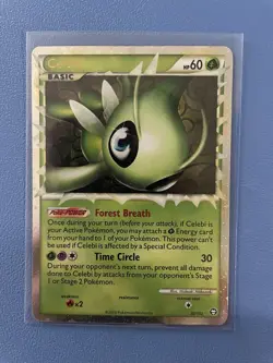 Celebi Prime 92/102 Ultra Rare Holo Triumphant Pokemon Card Near Mint - Image 1