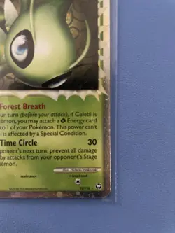 Celebi Prime 92/102 Ultra Rare Holo Triumphant Pokemon Card Near Mint - Image 4