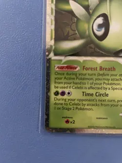 Celebi Prime 92/102 Ultra Rare Holo Triumphant Pokemon Card Near Mint - Image 5