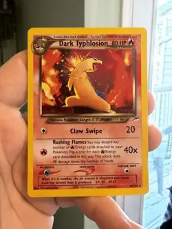 Dark Typhlosion - 10/105 - Pokemon Neo Destiny Unlimited Holo Rare Card WOTC LP - Image 1