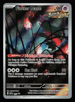 Flutter Mane 097 Holo Illustration Rare Scarlet & Violet Promo Pokemon Card - Image 1