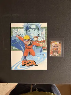 PSA Magazine x Kayou Exclusive NARUTO UZUMAKI PROMO CARD and Magazine Base Cover - Image 1