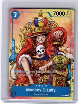 2024 One Piece Card Game-Monkey.D.Luffy #P-043 Convention Promo-Promo Non-Foil - Image 1