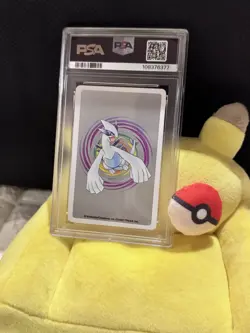 Espeon 2000 Pokemon Silver Version Playing Cards #196A 5 Of Hearts PSA 9 - Image 4