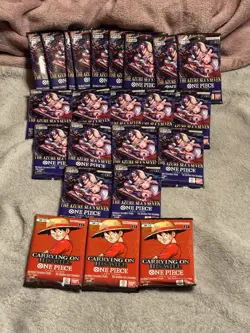 One Piece Card Game OP13-14 Sleeved Booster Packs 23 Total New Sealed English - Image 1