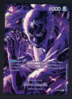 One Piece Card Zoro-Juurou SR/SP OP12 ST18-004 Legacy of the Master English - Image 1
