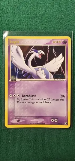 Pokemon TCG Lugia Reverse Holo Unseen Forces #29 individual card collectible - Image 1