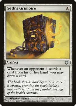 Geth's Grimoire Darksteel FOIL Magic The Gathering MTG Card - Image 1