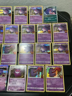 (30) Gengar CARDS LOT VTG HOLO STAMP VTG Reverse Rare Halloween Stamp - Image 4