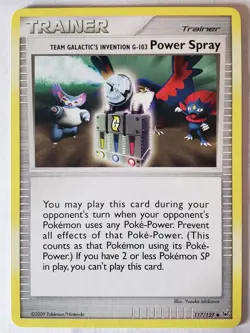 Team Galactics Invention G-103 Power Spray 117/127 VLP/NM Platinum Pokemon Card - Image 1