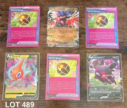 🔥⚡ POKEMON TCG LOT 489 ⚡🔥 🟣 EX • V CARDS • TRAINER TOOLS 🟣 🚨 MODERN PLAY - Image 1