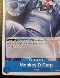 Monkey.D.Garp OP06-055 Common Wings Of The Captain One Piece Card Game - Image 4