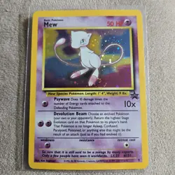 Pokemon Card Mew Holographic Black Star Promo #9 Card WOTC 1999-2000 NM - Image 1