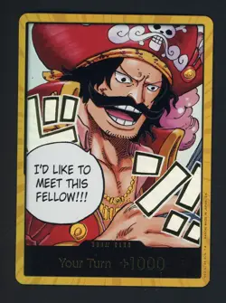 One Piece TCG Gol D. Roger OP13 Gold Don!! Card Carrrying On His Will Foil - Image 1