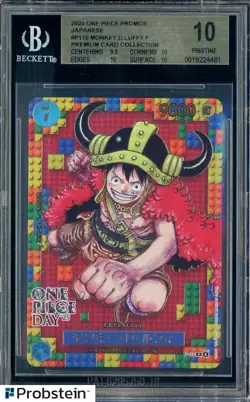 2025 One Piece Promos JPN P110 Monkey D. Luffy Premium Card BGS 10 PRISTINE - Image 1