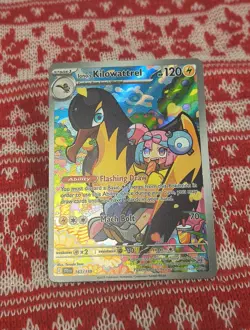 Pokemon TCG Iono's Kilowattrel Card Journey Together IR 163/159 - Image 1