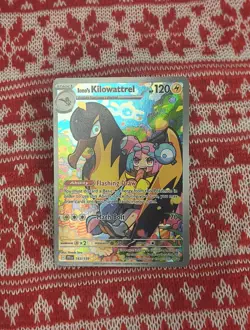 Pokemon TCG Iono's Kilowattrel Card Journey Together IR 163/159 - Image 2
