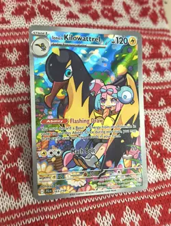 Pokemon TCG Iono's Kilowattrel Card Journey Together IR 163/159 - Image 4