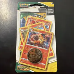 Pokemon TCG Evolving Skies Checklane Blister Pack with EMBOAR Promo SEALED - Image 1