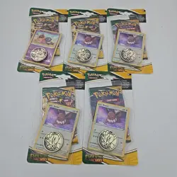 Pokemon TCG Evolving Skies Checklane Blister Pack Promo FACTORY SEALED (x5) - Image 1