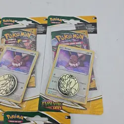 Pokemon TCG Evolving Skies Checklane Blister Pack Promo FACTORY SEALED (x5) - Image 4