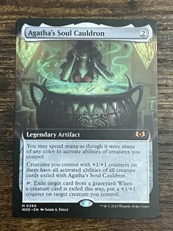 Agatha's Soul Cauldron (Extended Art) - Wilds of Eldraine (WOE) - EN M 0366 - Image 1