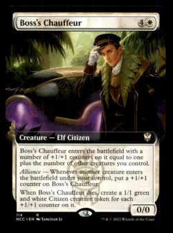 Boss's Chauffeur LP Light Play New Capenna MTG [12423] - Image 1