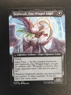 Sephiroth, Fabled SOLDIER (Extended Art) FINAL FANTASY 0451 Magic the Gathering - Image 2