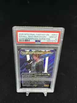 PSA 10 MTG Final Fantasy Squall, SeeD Mercenary Borderless Surge Foil 547 - Image 1