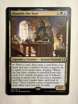 MTG Alaundo the Seer 264/361 Commander Legends Battle for Baldur's Gate Magic NM - Image 1