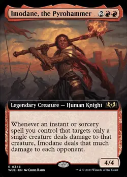 MTG - Imodane, the Pyrohammer (Extended) - Wilds of Eldraine - X1 - (NM) - - Image 1