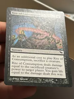 Rite of Consumption Shadowmoor MP MTG - Image 2