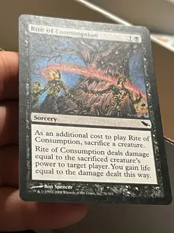 Rite of Consumption Shadowmoor MP MTG - Image 3