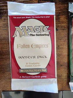 2x MTG Vintage Booster Packs ⭐Homelands ⭐Fallen Empires 1994 Magic FREE Large Sl - Image 4