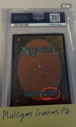 PSA 9 Misprinted Blood Moon - Masters 25 - Image 3