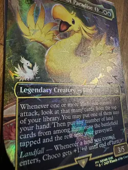 MTG Choco, Seeker of Paradise (Chocobo Track Foil) Final Fantasy NM - Image 2
