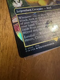 MTG Choco, Seeker of Paradise (Chocobo Track Foil) Final Fantasy NM - Image 4