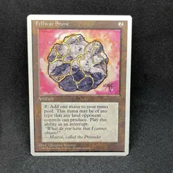 MTG Fellwar Stone Fourth Edition Moderately Played Condition Artifact Vintage!! - Image 1