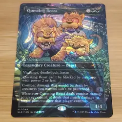 1x Questing Beast, Halo Foil, Secret Lair Countdown, Magic MTG NM 001 - Image 1