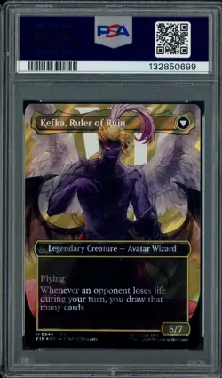 2025 MTG Final Fantasy EN Borderless Surge Foil #0543 Kefka PSA 10 GEM MINT - Image 2