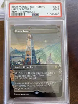 PSA 9 Pop 1 Mint Urza's Tower Double Masters Borderless Non Foil Magic - Image 1