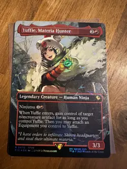 MTG Yuffie, Materia Hunter (Chocobo Track Foil) Commander: Final Fantasy NM - Image 1