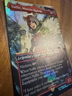MTG Yuffie, Materia Hunter (Chocobo Track Foil) Commander: Final Fantasy NM - Image 2
