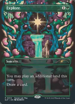 1x Explore ~~ Borderless (0012) NM-Mint, English Secret Lair MTG Magic - Image 1